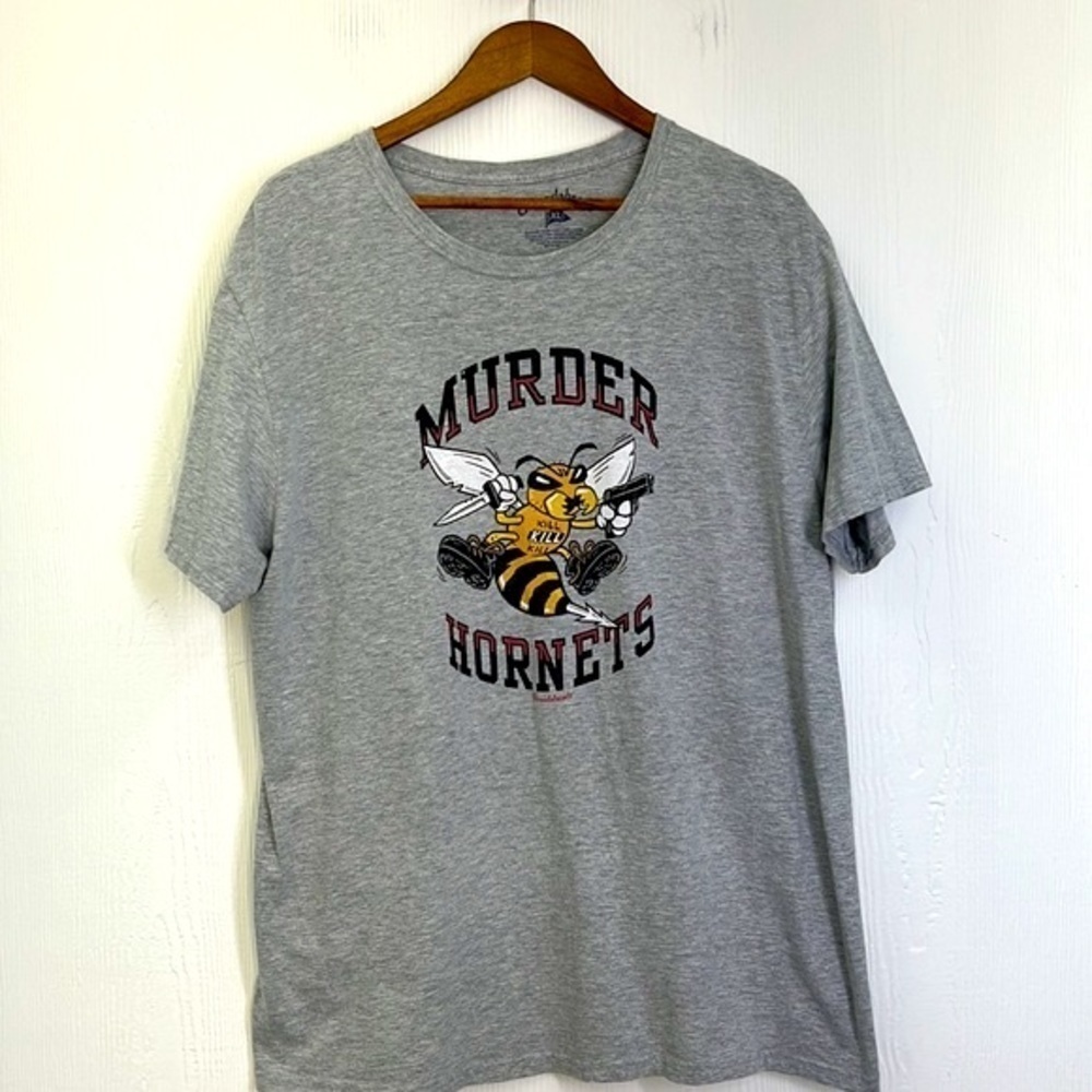 Chowdaheadz - Murder Hornets Unofficial Mascot Of The Worst Year Yet T Shirt XL - Picture 7 of 10